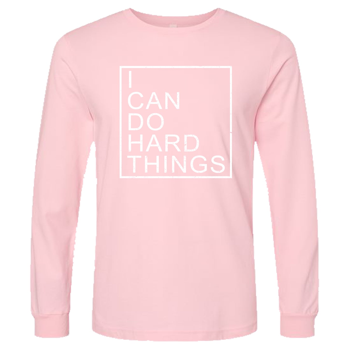 I Can Do Hard Things (Block) | Long Sleeve T-Shirts