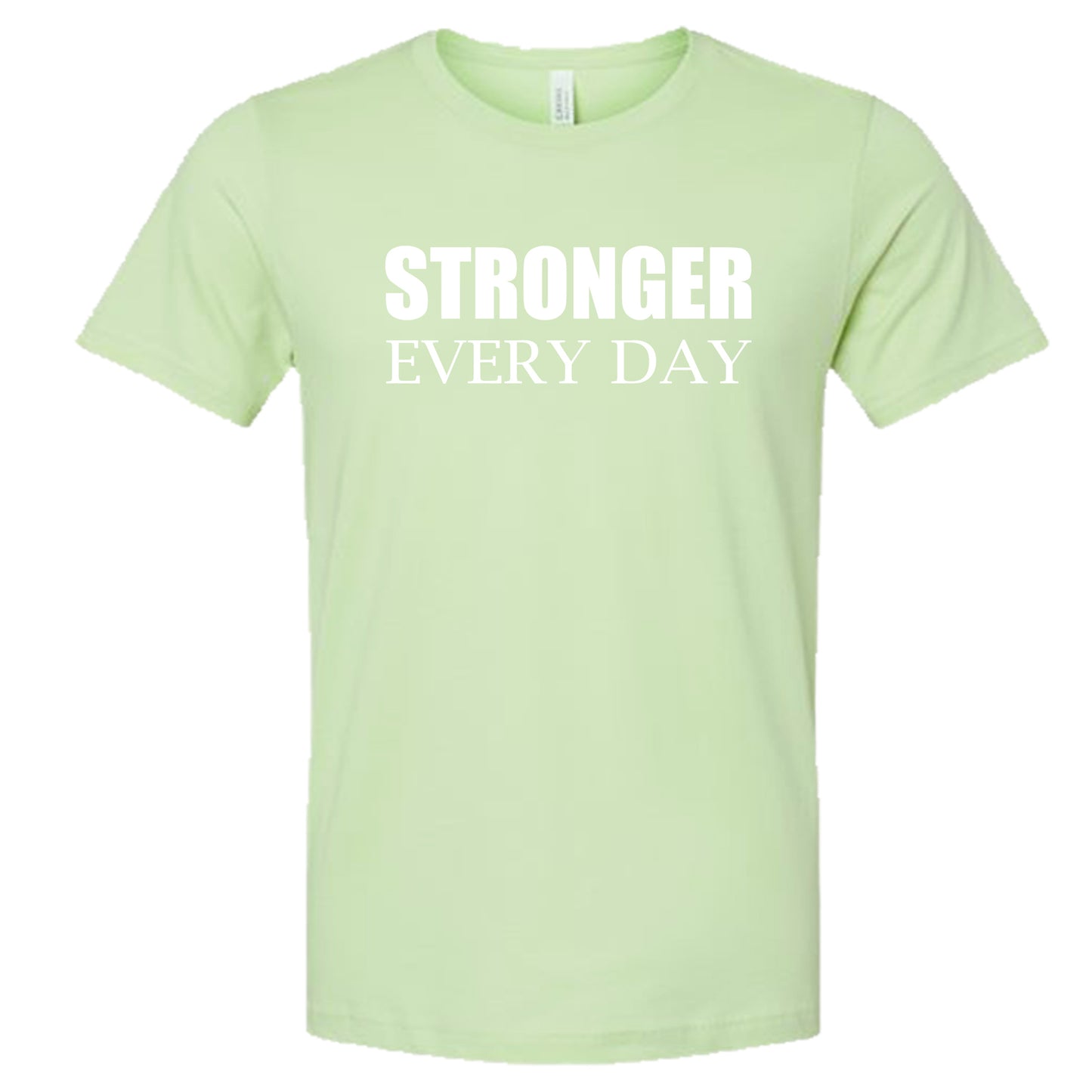 STRONGER EVERY DAY (Block) | Short Sleeve T-Shirts