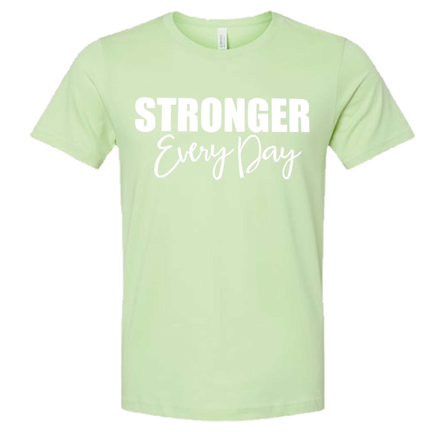 STRONGER EVERY DAY (Script) | Short Sleeve T-Shirts
