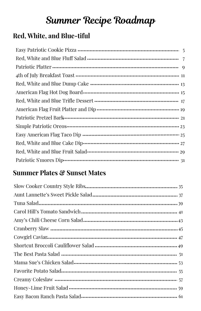 Limited Edition Cookbook | Celebrate Summer Fun with Miss Annie