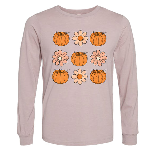 Tic Tac Pumpkins | Long Sleeve T-Shirt