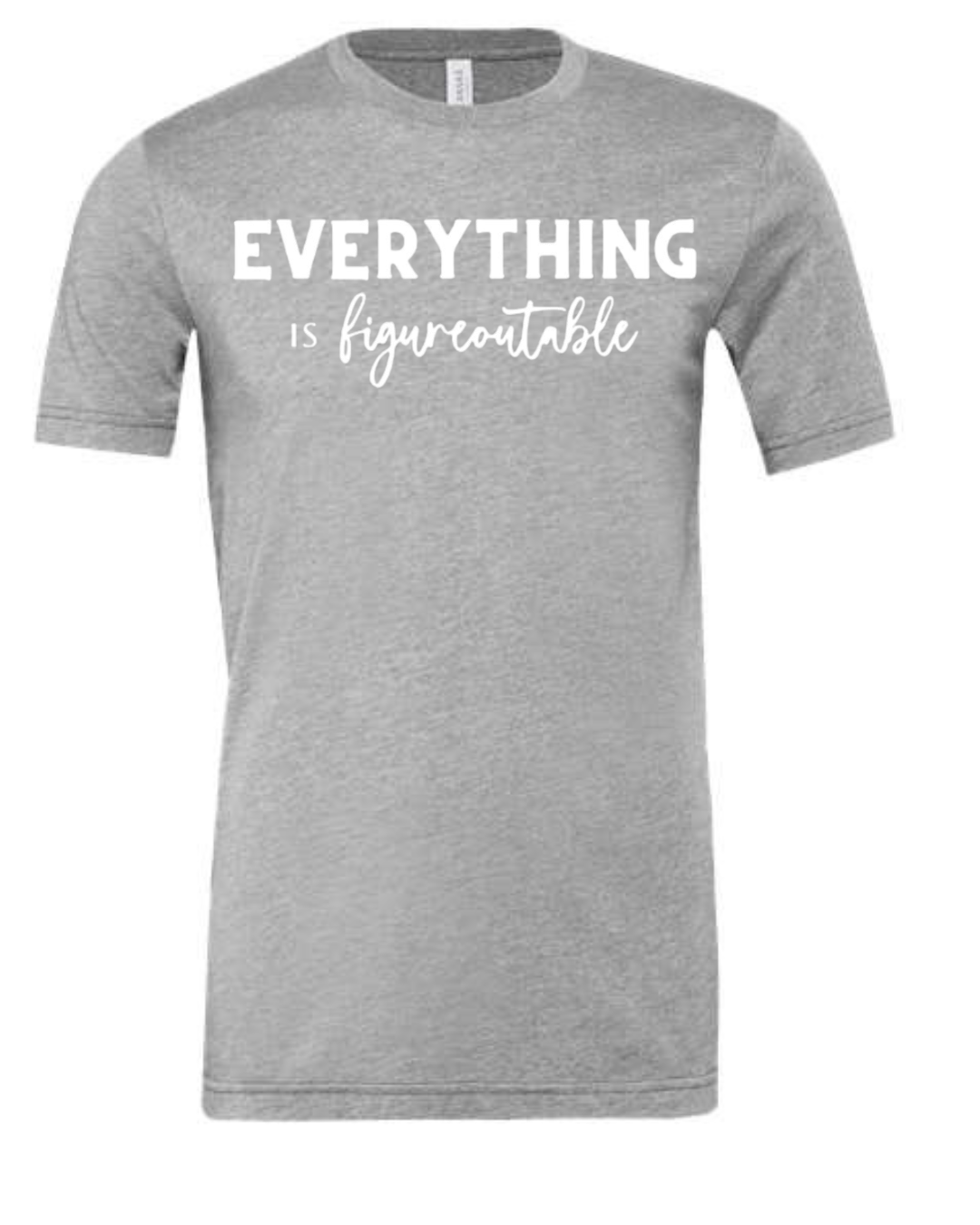 EVERYTHING IS FIGUREOUTABLE (Script) | Short Sleeve T-Shirts