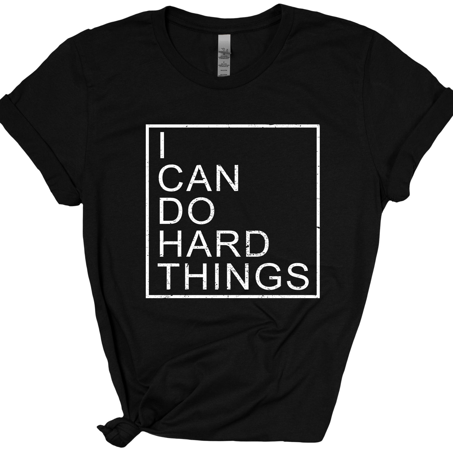 I CAN DO HARD THINGS (Block) | Short Sleeve T-Shirts