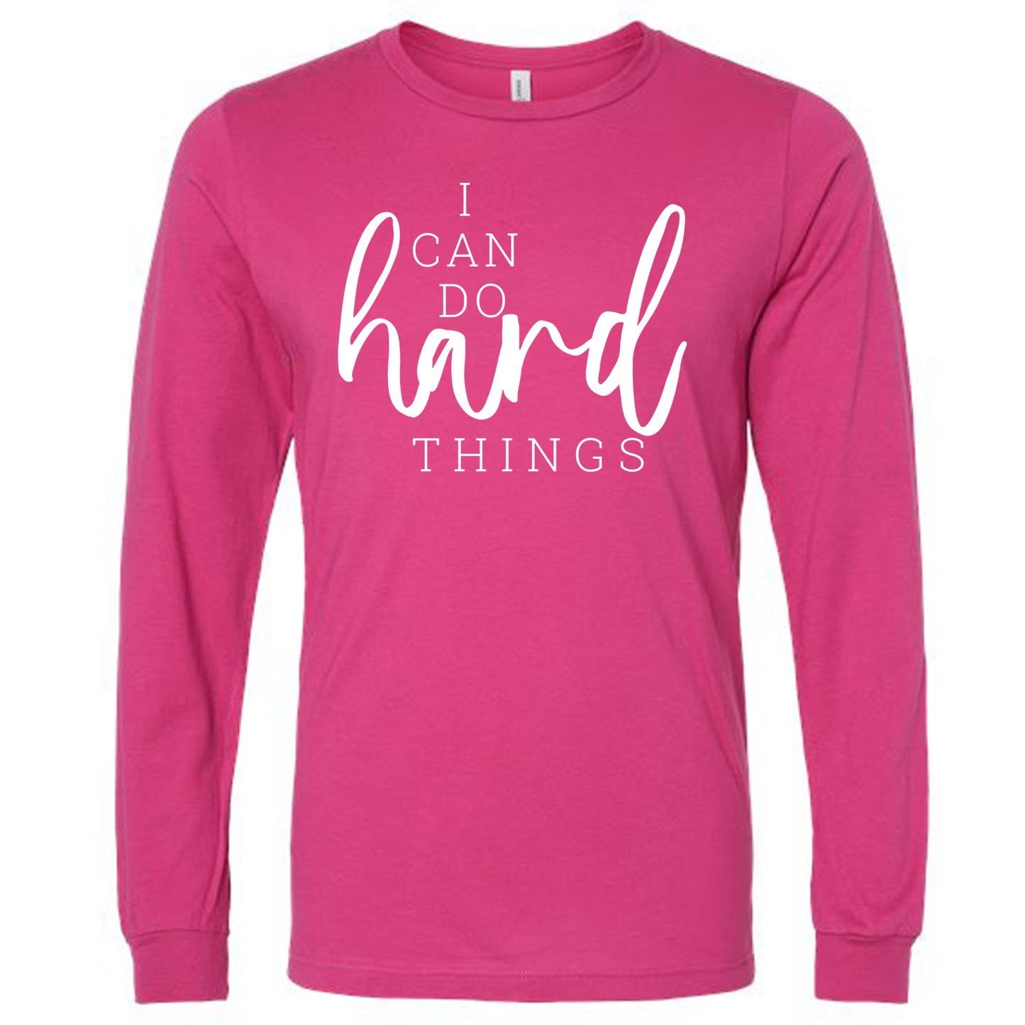 I Can Do Hard Things (Script) | Long Sleeve T-Shirts