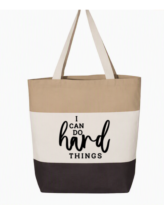 Tote Bags | I CAN DO HARD THINGS