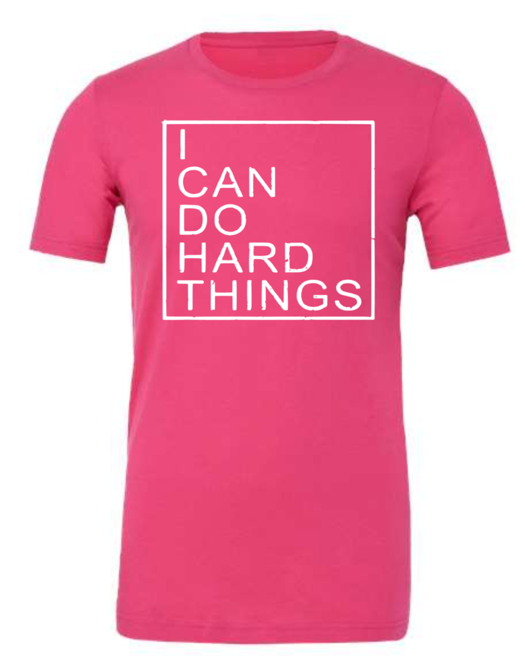 I CAN DO HARD THINGS (Block) | Short Sleeve T-Shirts