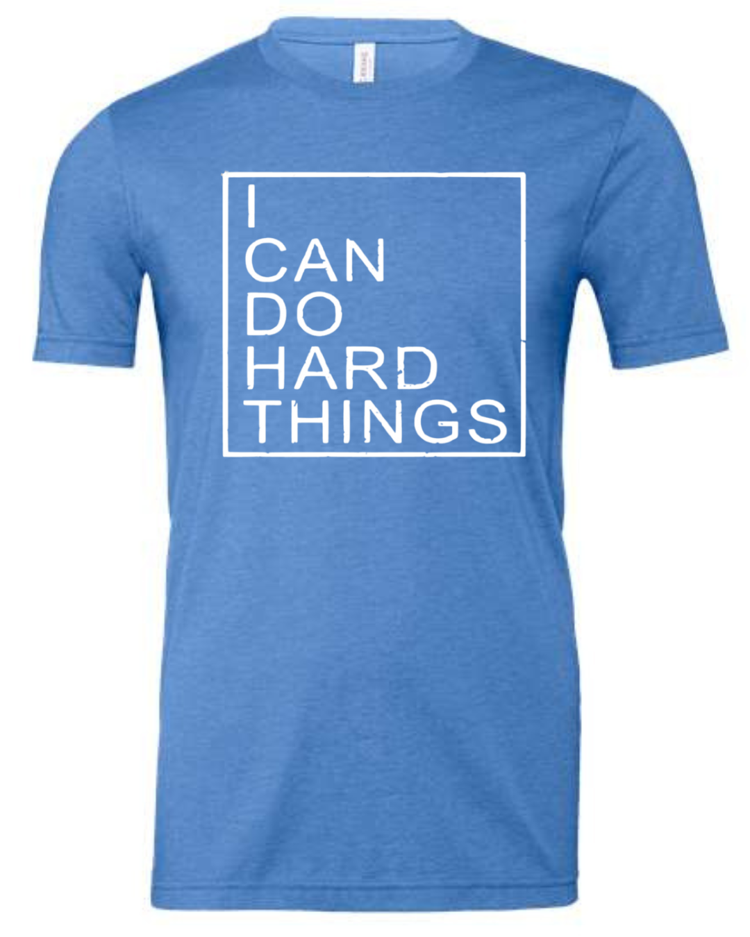 I CAN DO HARD THINGS (Block) | Short Sleeve T-Shirts