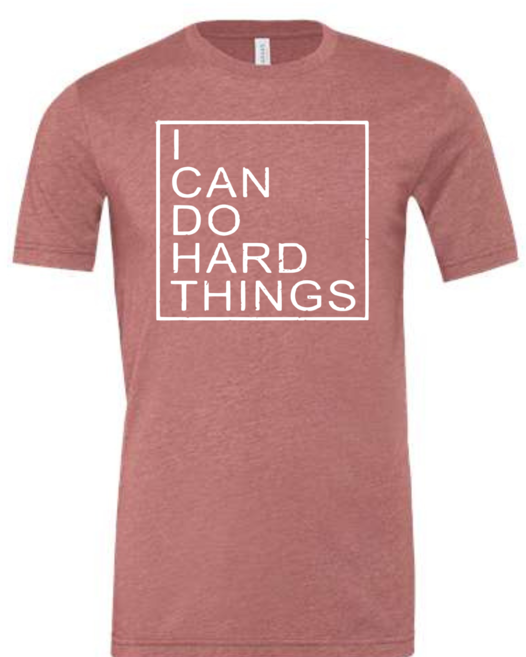 I CAN DO HARD THINGS (Block) | Short Sleeve T-Shirts