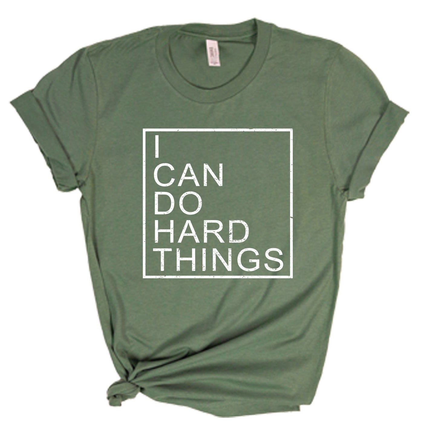 I CAN DO HARD THINGS (Block) | Short Sleeve T-Shirts