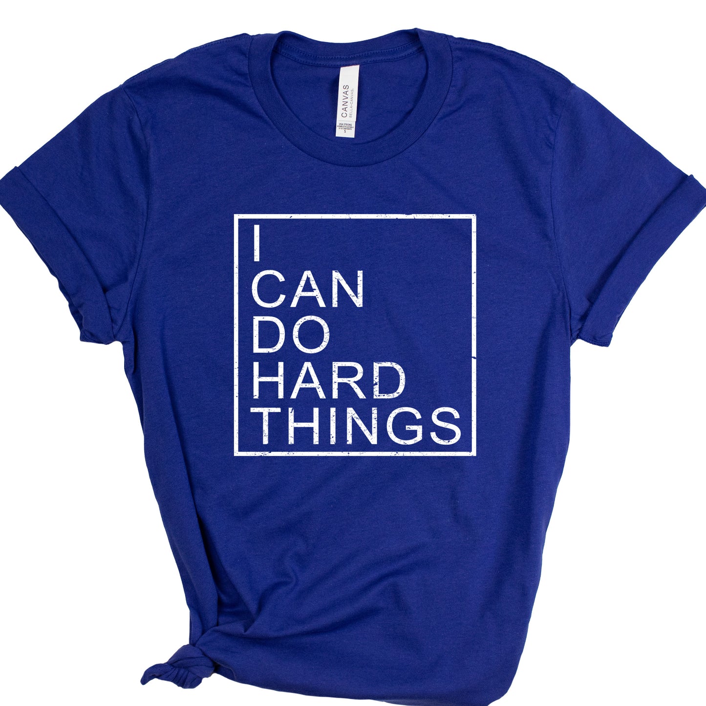 I CAN DO HARD THINGS (Block) | Short Sleeve T-Shirts