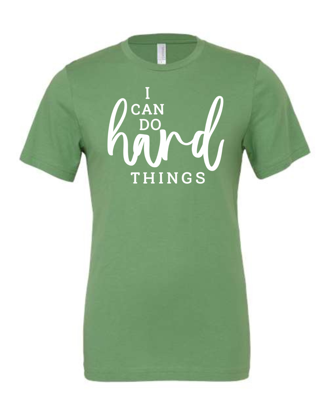 I CAN DO HARD THINGS (Script) | Short Sleeve T-Shirts