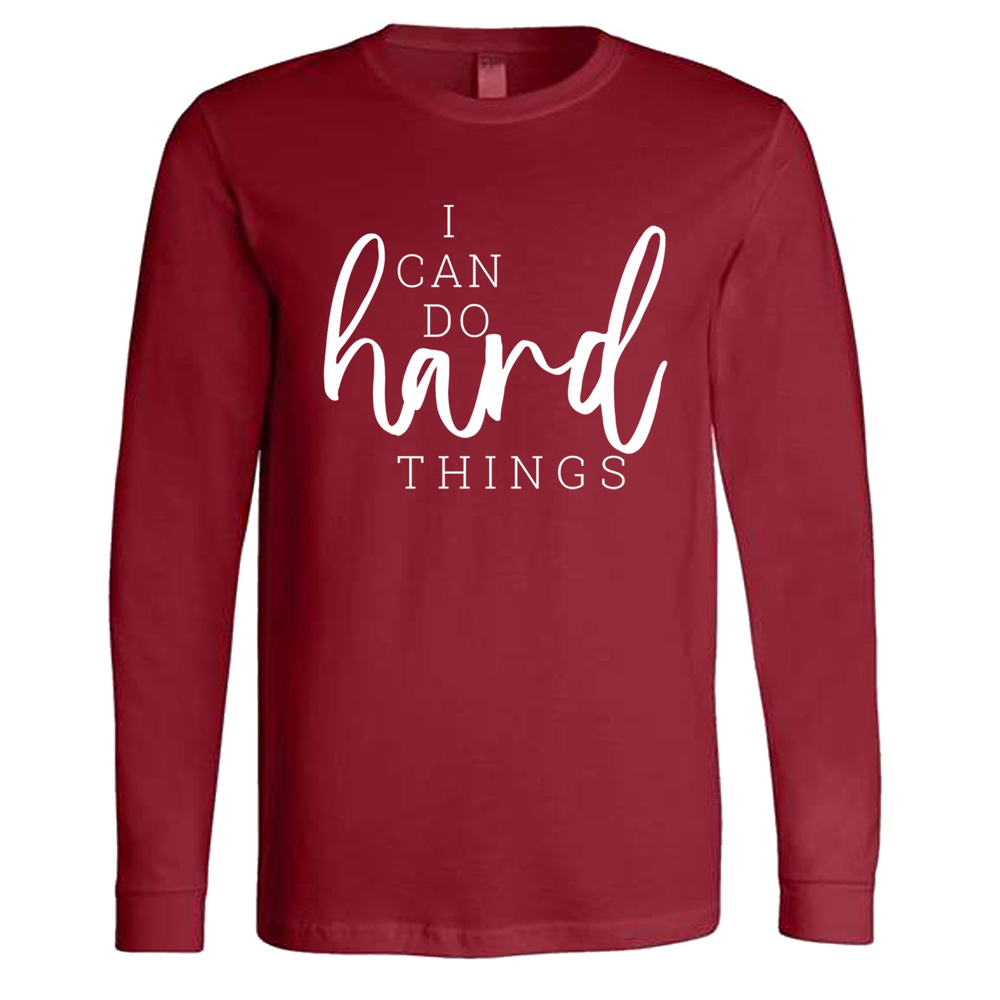 I Can Do Hard Things (Script) | Long Sleeve T-Shirts