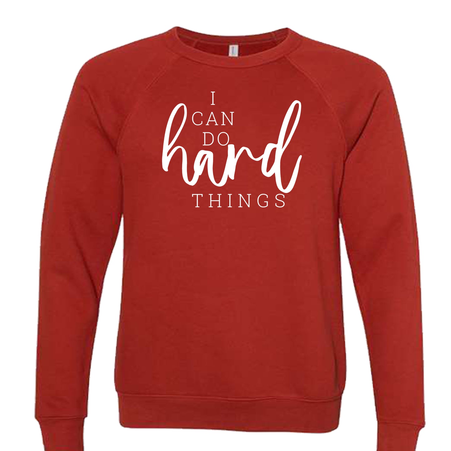 I CAN DO HARD THINGS (Script) | Crewneck Lightweight Sweatshirts