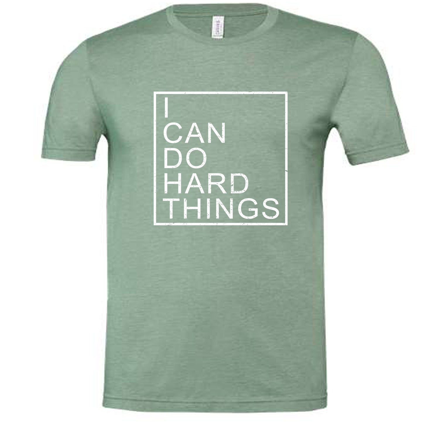 I CAN DO HARD THINGS (Block) | Short Sleeve T-Shirts