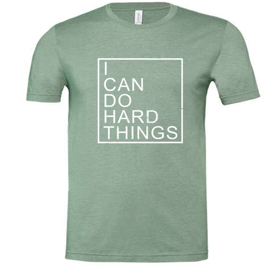 I CAN DO HARD THINGS (Block) | Short Sleeve T-Shirts