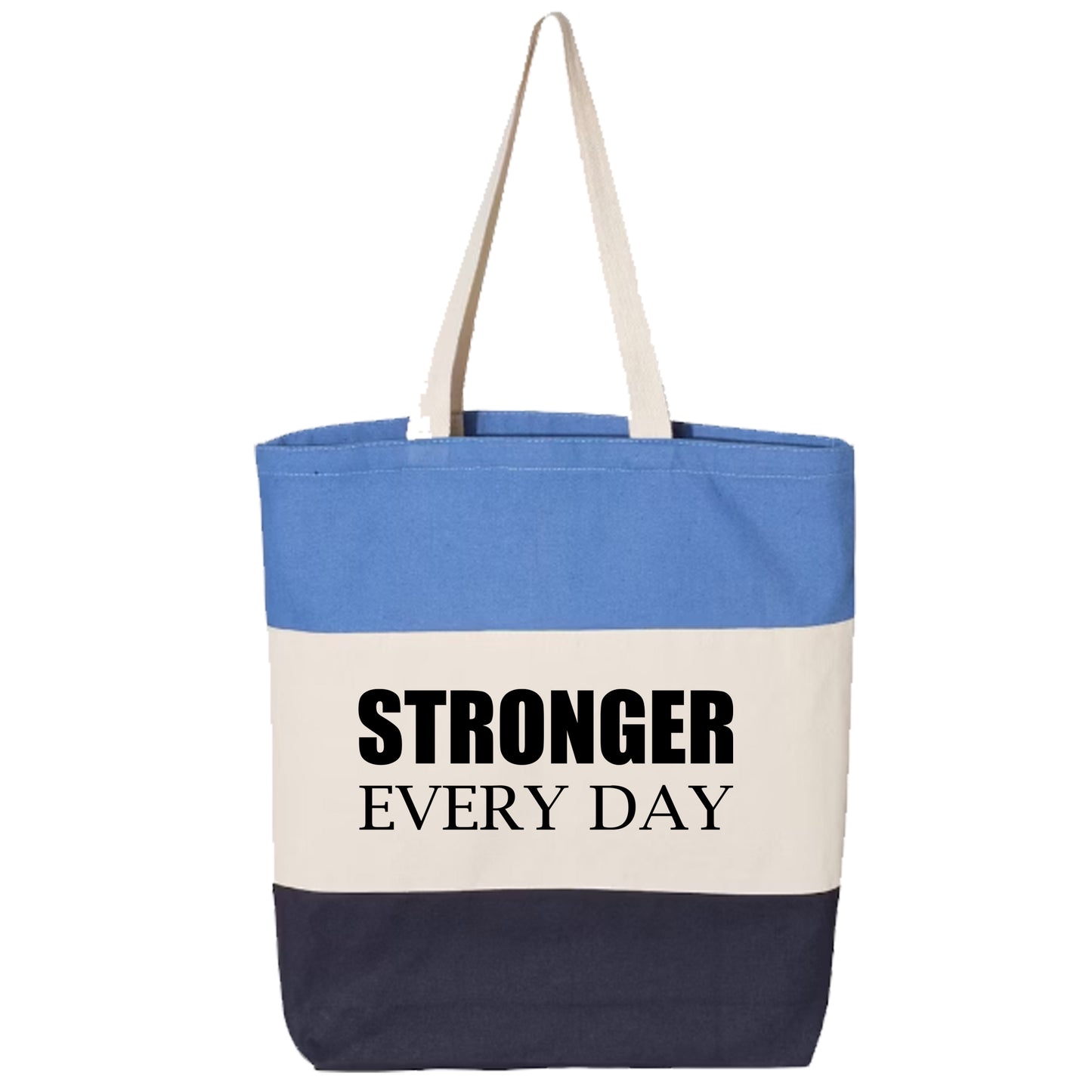 Tote Bags | STRONGER EVERY DAY (Block)