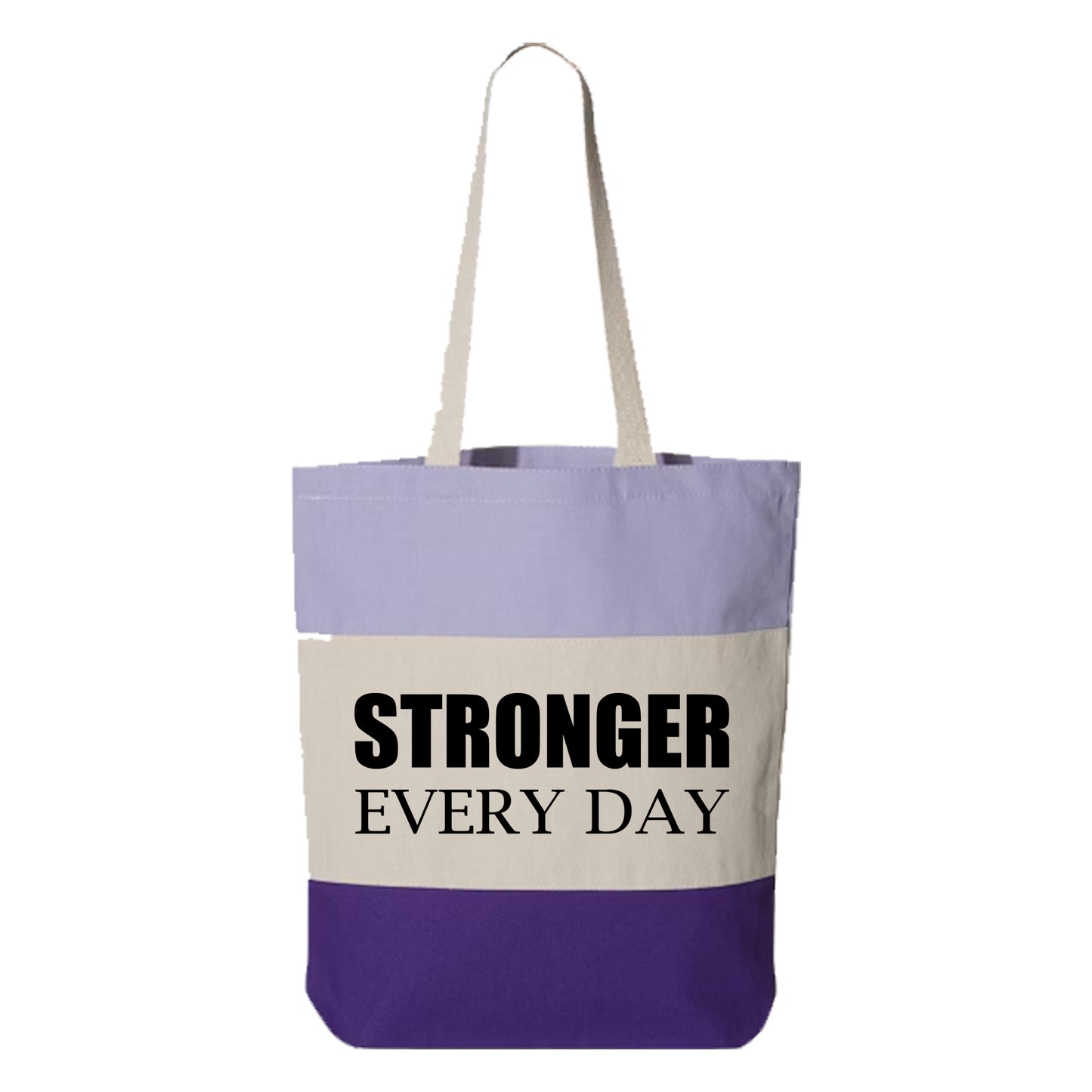 Tote Bags | STRONGER EVERY DAY (Block)