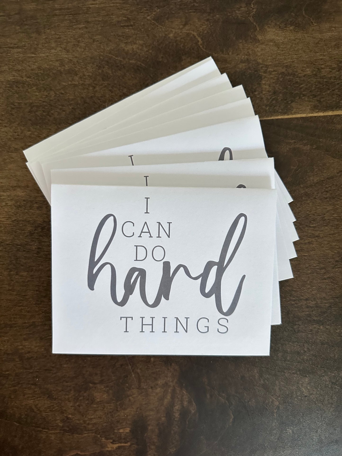 I CAN DO HARD THINGS notecards (Set of 8)