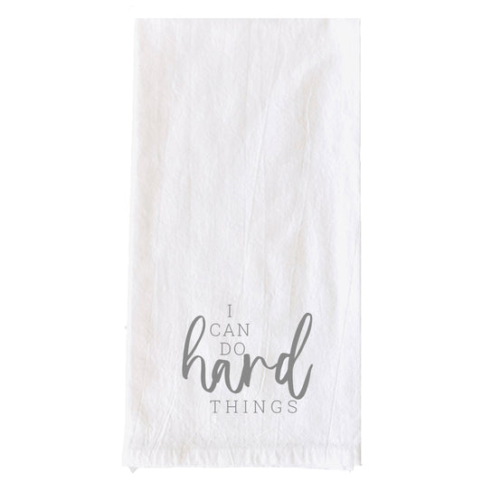 Tea Towel | I CAN DO HARD THINGS (Script)